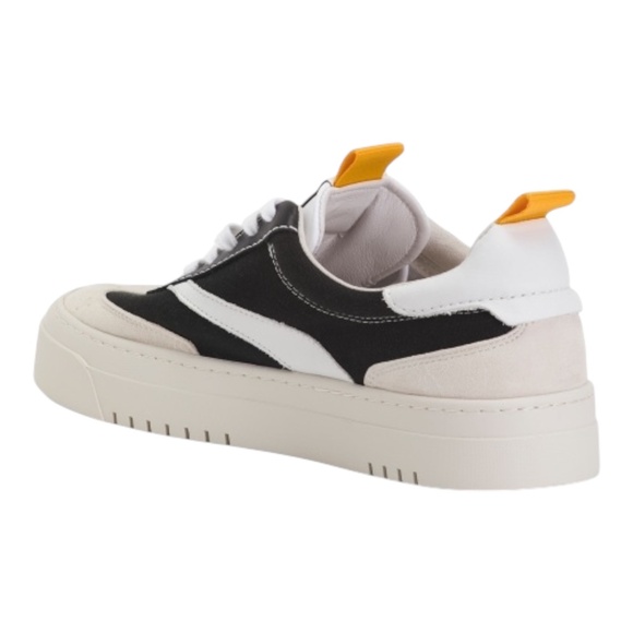 Women's ONCEPT Canvas And Leather Lagos Sneakers size various Color:Black/White - Picture 2 of 2